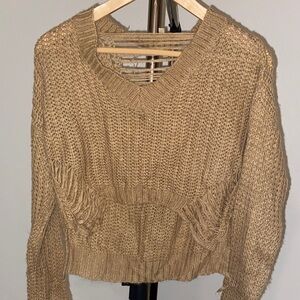 Women's Tan Sweater